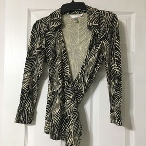 DVF Vintage Wrap top